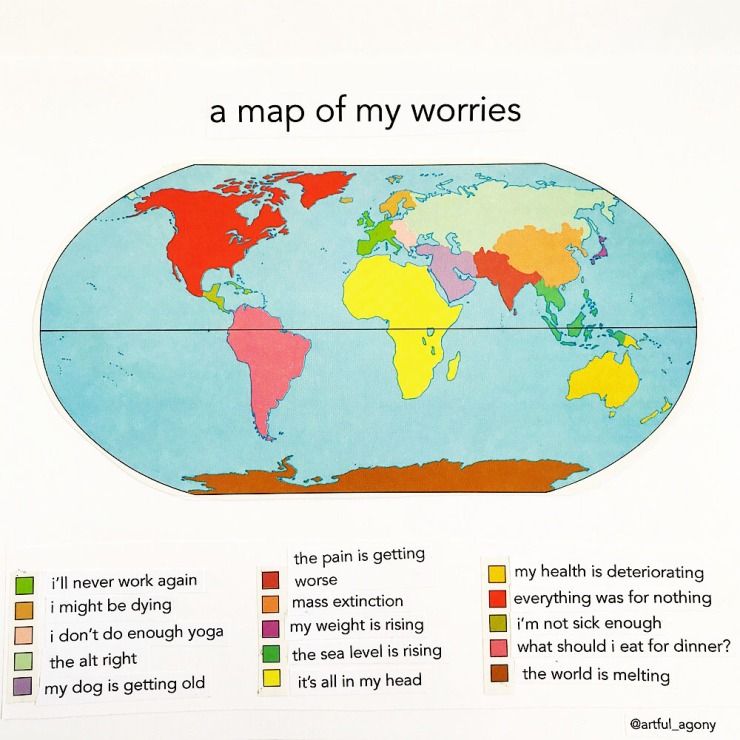 Map of worries